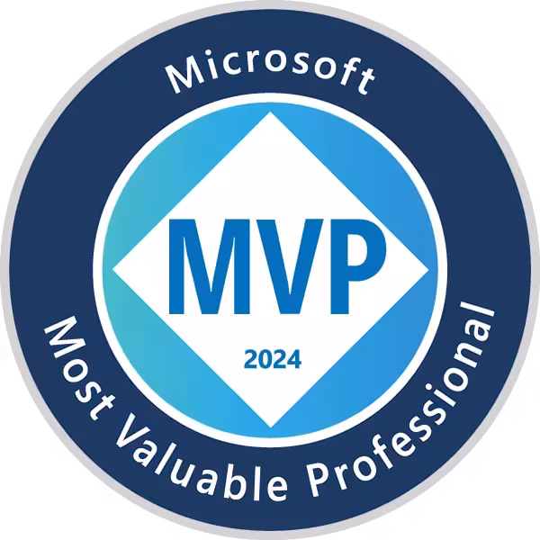 Badge Microsoft MVP 2024 en développement